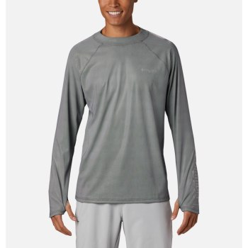 Columbia Muške Majice S Kapuljačom - PFG Terminal Deflector Zero Mock Long Sleeve Crne | XITH-04512